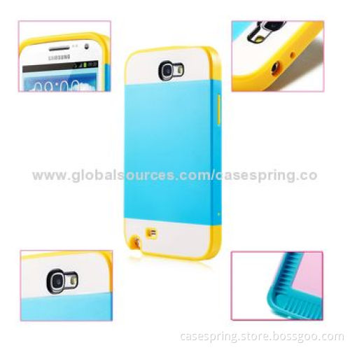 Double Color Silicone Mobile Phone Sets Ultra-thin Silicone Case for Samsung